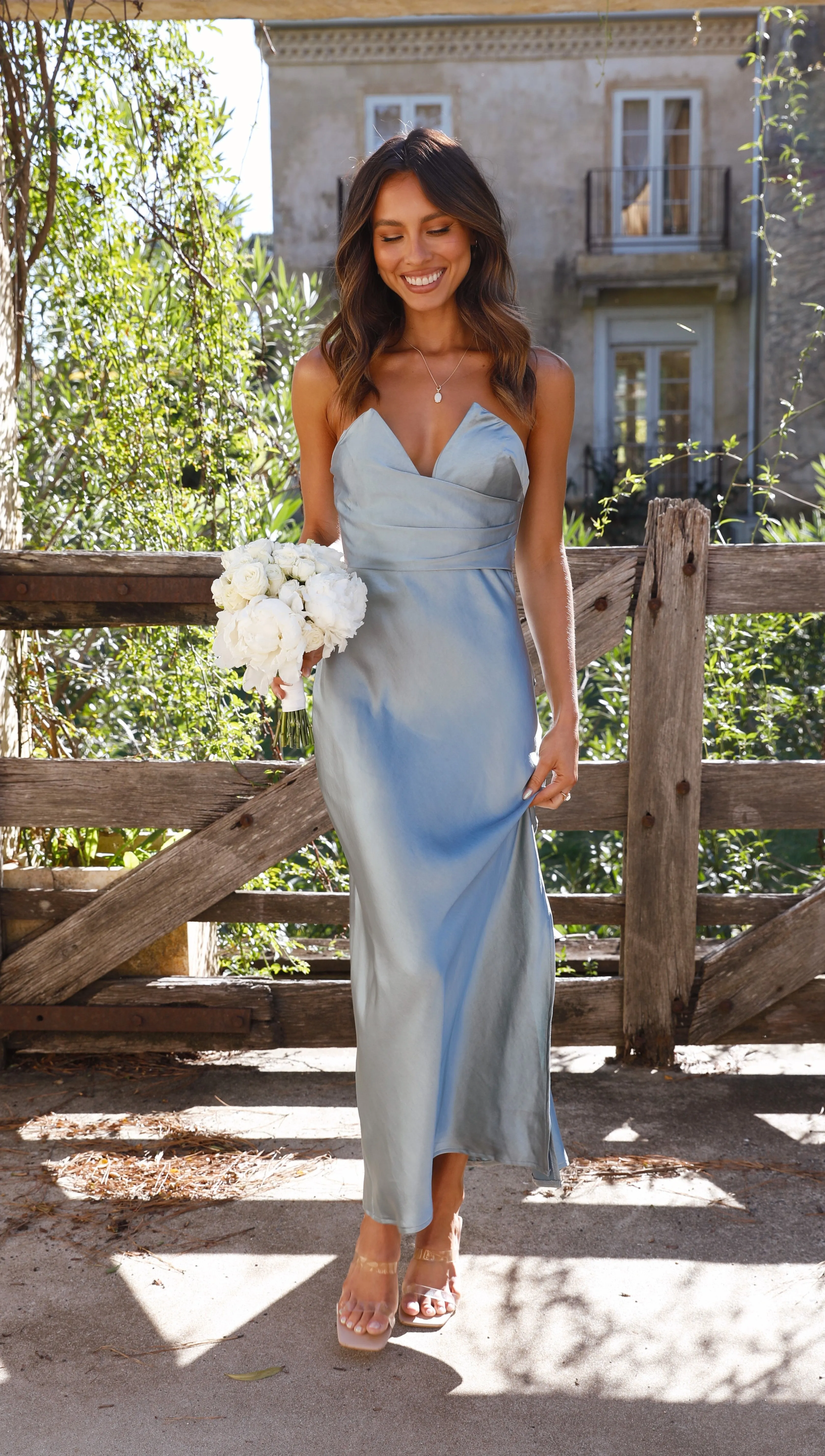 Valerie Maxi Dress - Blue Billy J