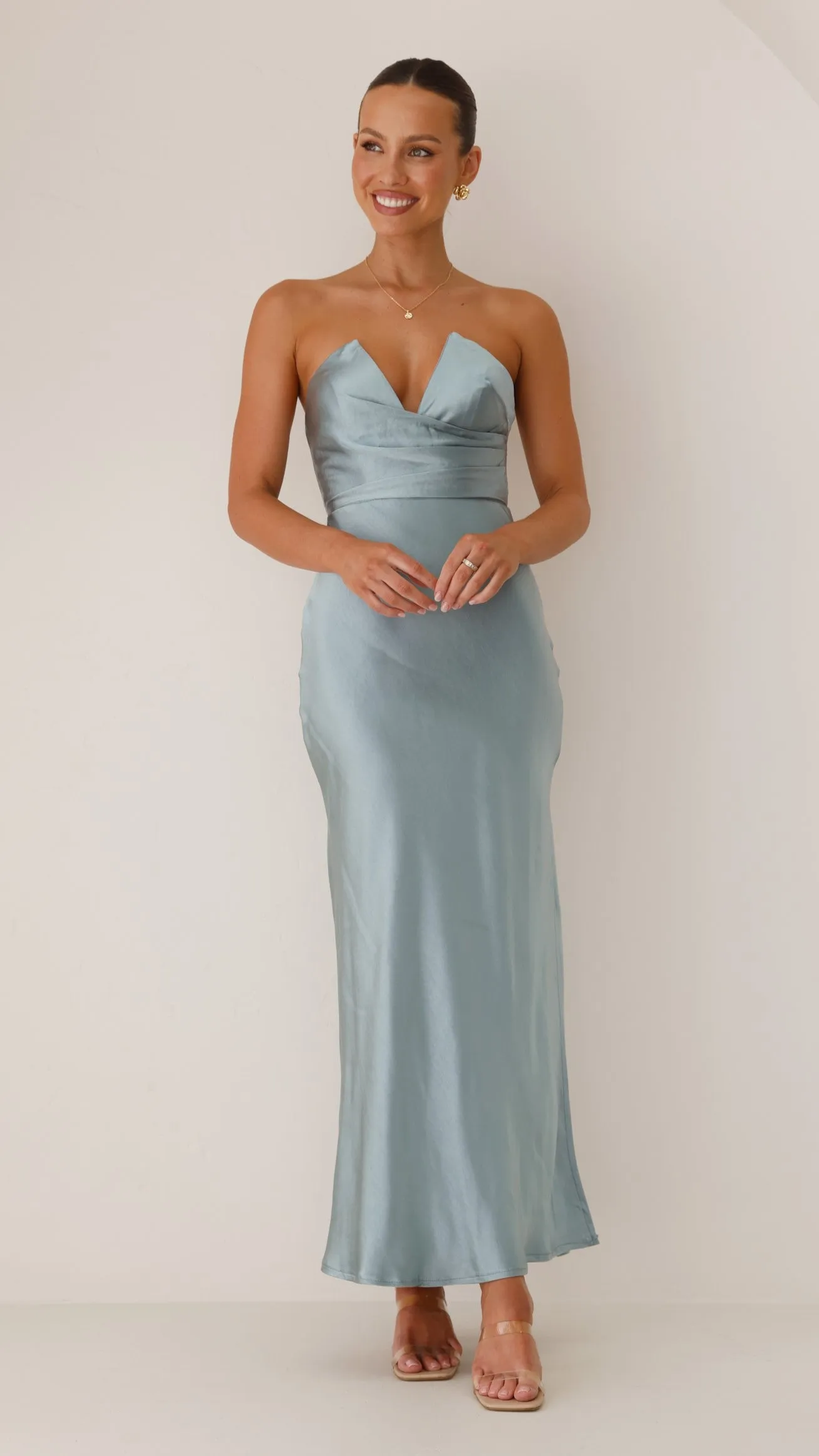 Valerie Maxi Dress - Blue Billy J