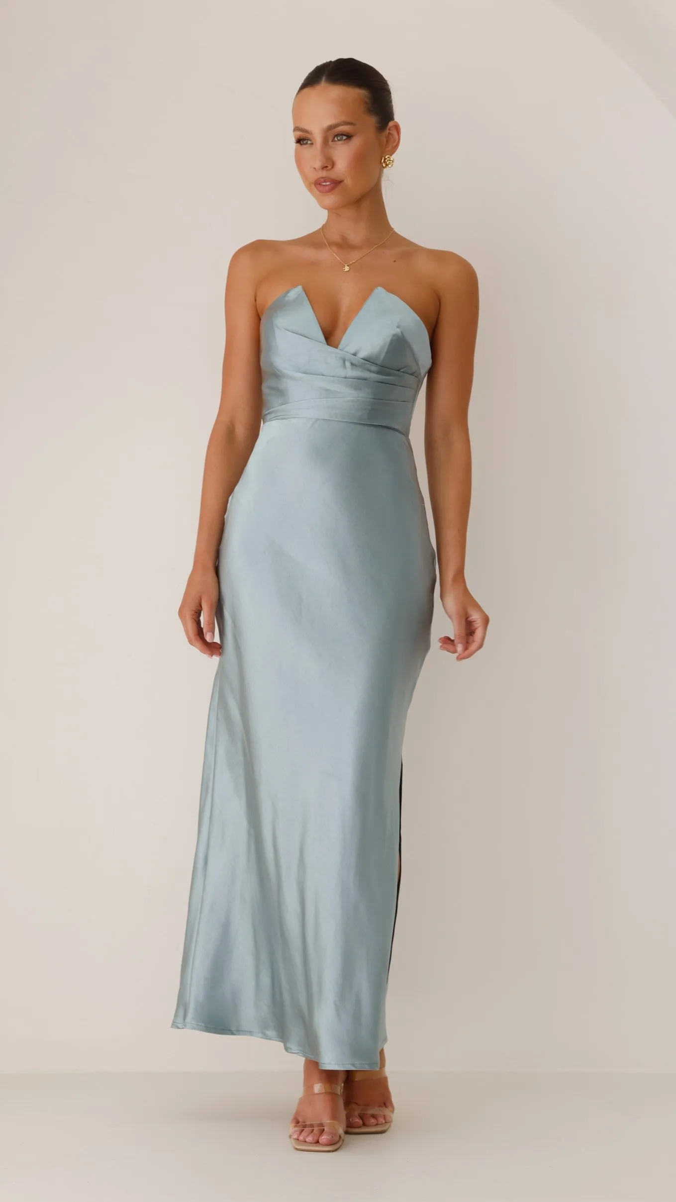 Valerie Maxi Dress - Blue Billy J