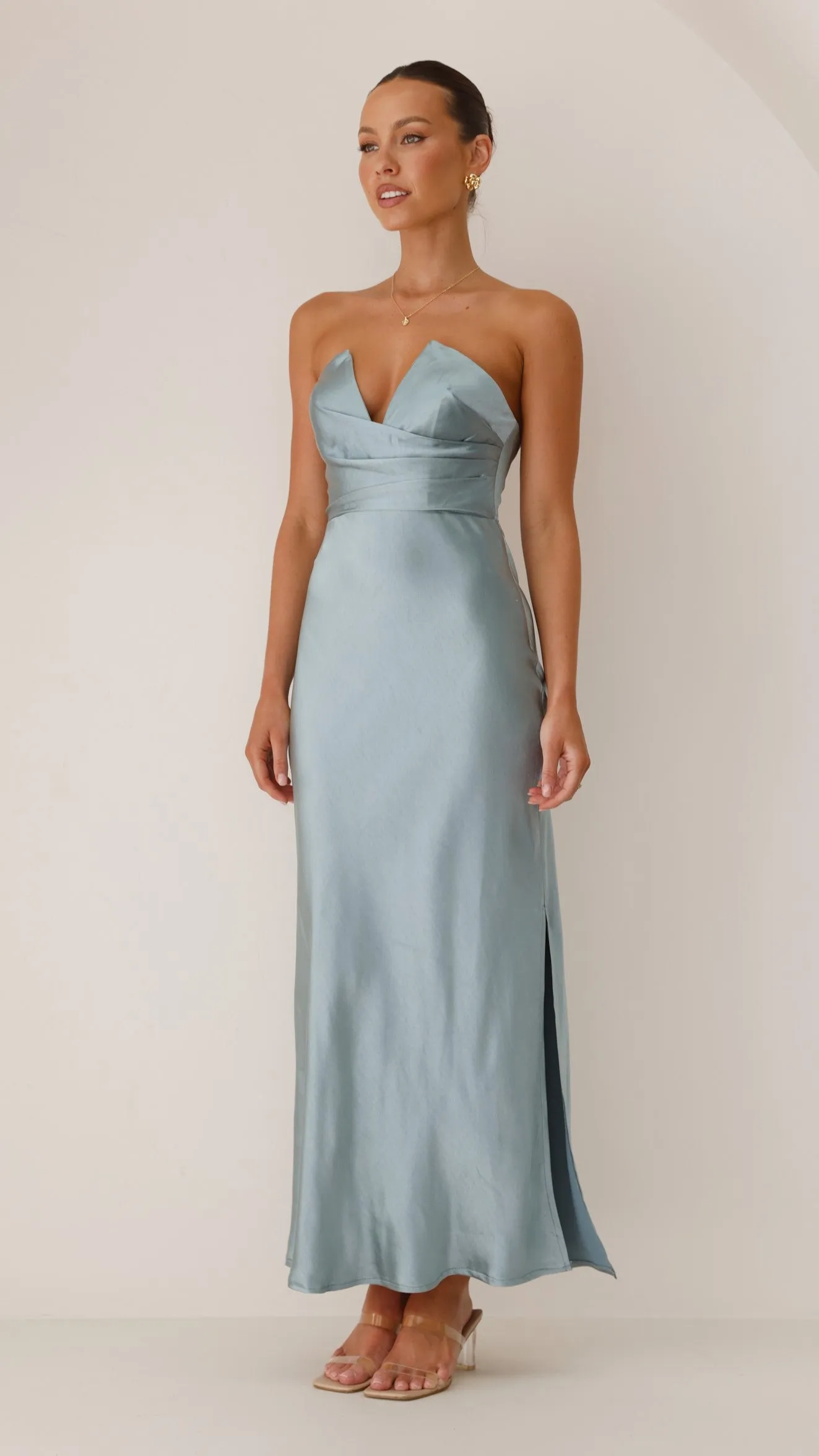 Valerie Maxi Dress - Blue Billy J