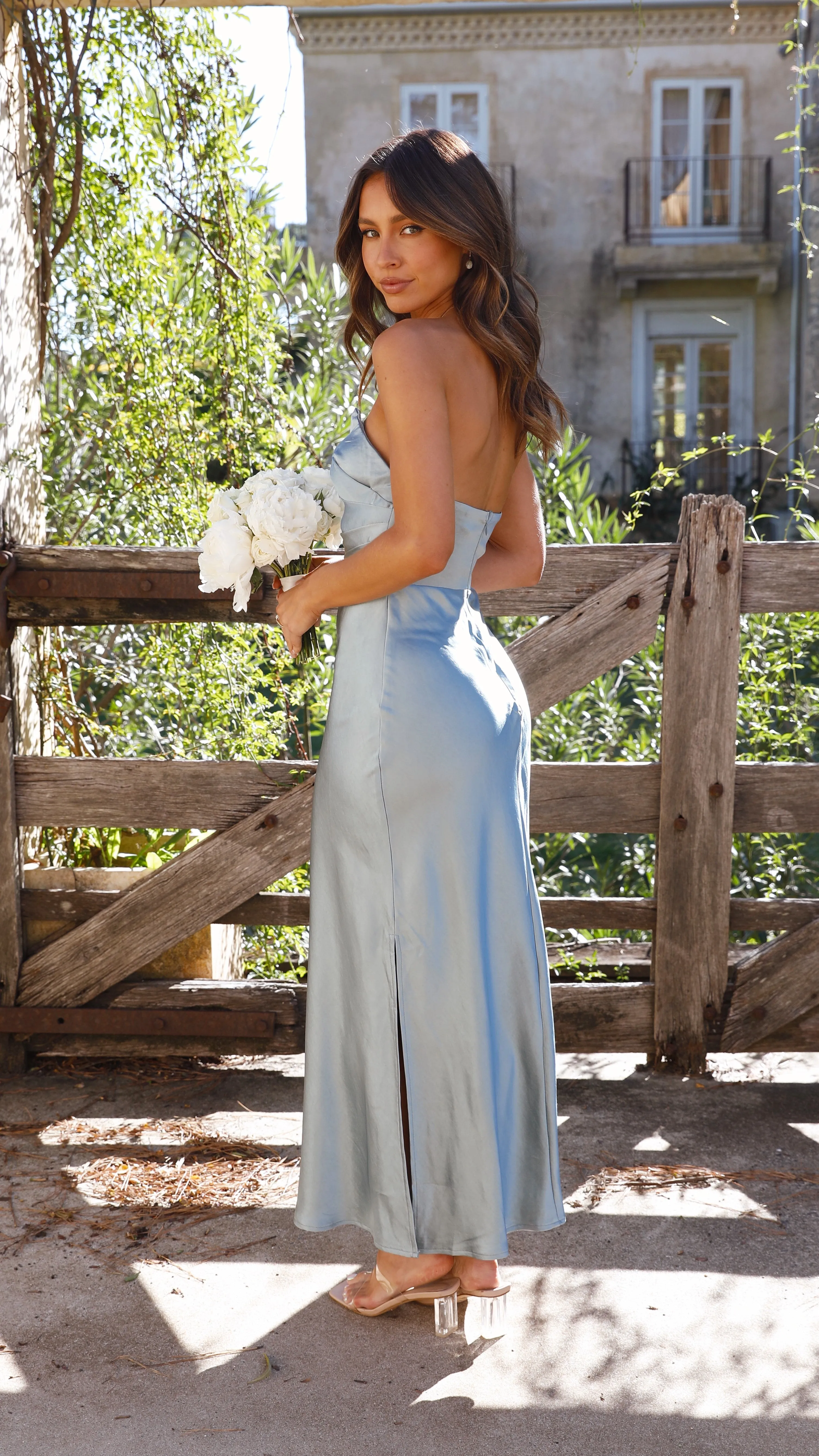 Valerie Maxi Dress - Blue Billy J