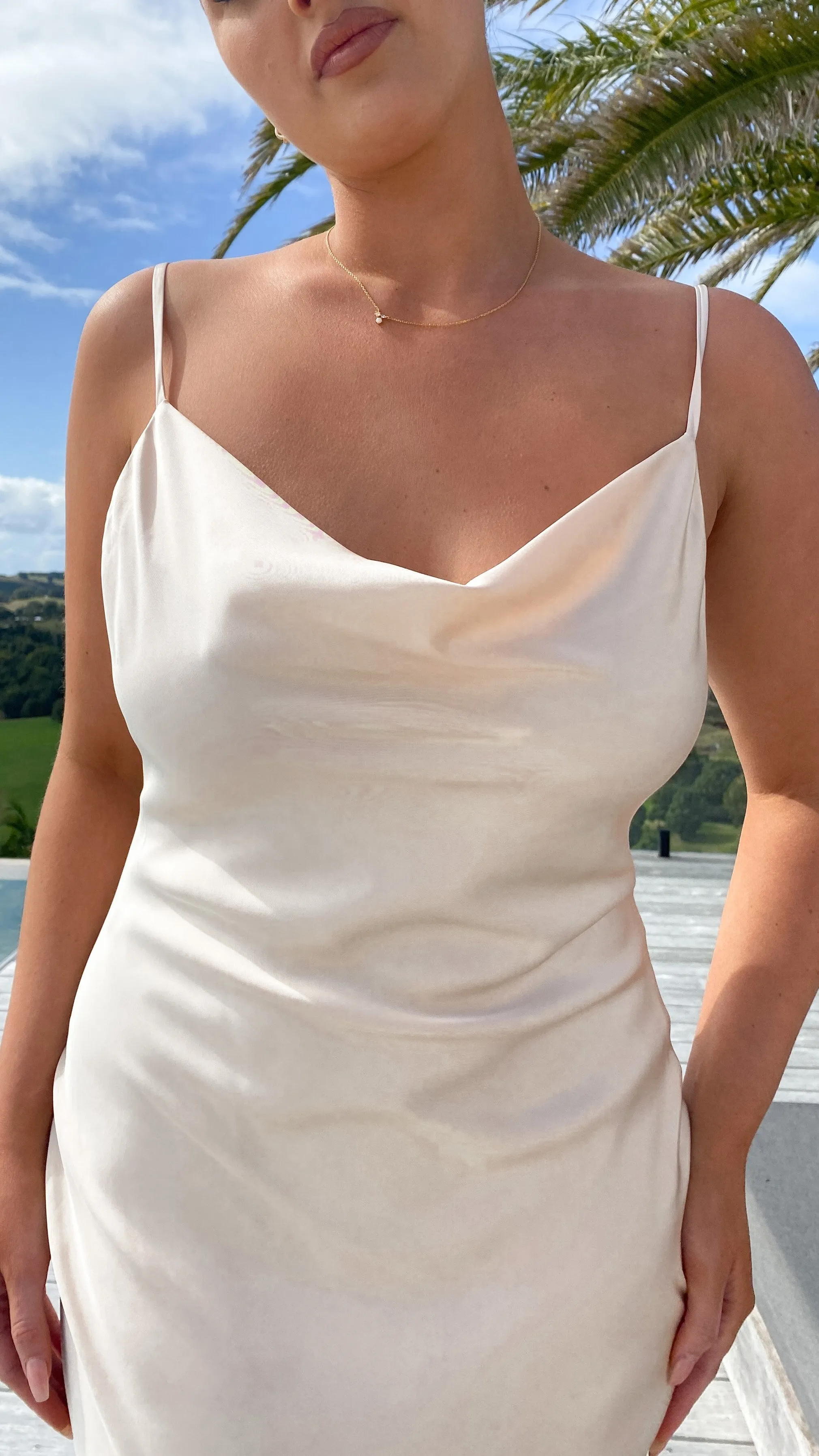 Willow Maxi Dress - Champagne Billy J