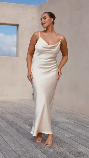 Willow Maxi Dress - Champagne Billy J