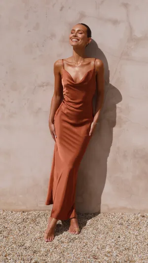 Willow Maxi Dress - Copper Billy J