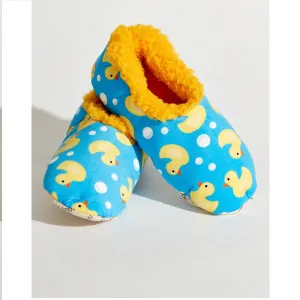 Women's Classic Cozy Snoozies Blue Yellow Duckies
