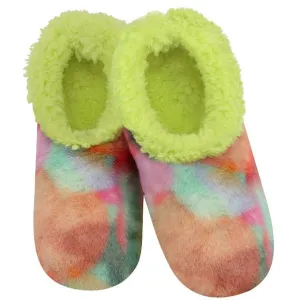 Women's Classic Cozy Snoozies Cotton Candy Lime Green