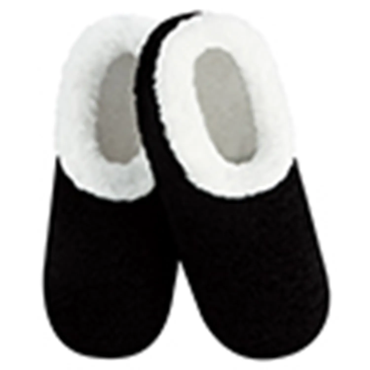 Women's Classic Snoozies Cozy Teddy Sherpa Solid Color Black