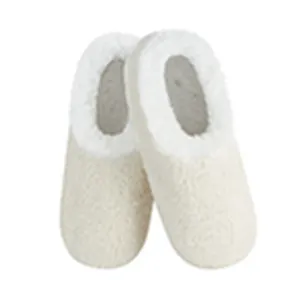 Women's Classic Snoozies Cozy Teddy Sherpa Solid Color Cream