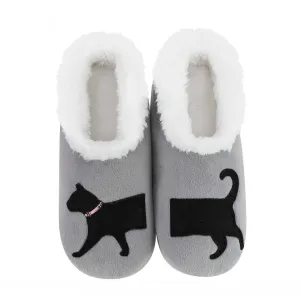 Women's Simply Pairables Cozy Snoozies Black Cat