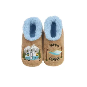 Women's Simply Pairables Cozy Snoozies Camel Tan Happy Camper with Hammock