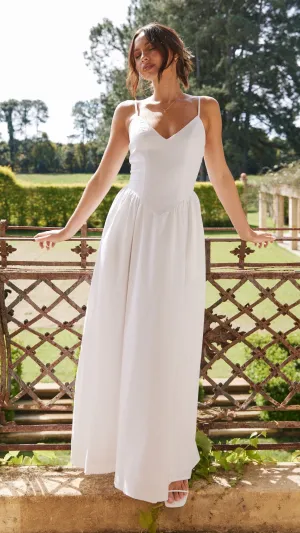Zephy Maxi Dress - White Billy J