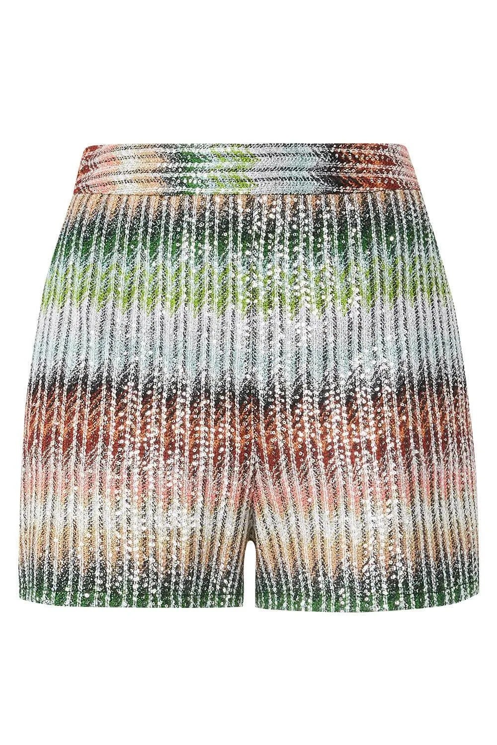 Zig Zag Sequin Shorts